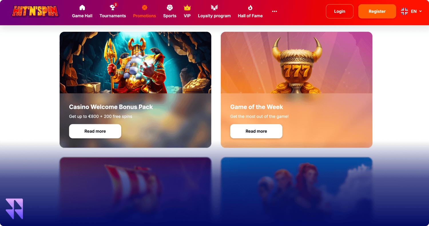 Hitnspin Casino kampanjer